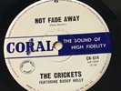THE CRICKETS feat BUDDY HOLLY - Not Fade Away. Australian Vinyl 7