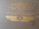 ERNEST BLOCK CONCERTO FOR VIOLIN AND ORCHESTRA JOSEPH SZIGETI COLUMBIA LX819-822