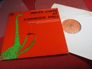 Miles Davis  AT CARNEGIE HALL  -  LP CBS BPL 62081 Holland 1962