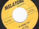 R&B Dancer Bob Reed, Lucky Ivory (Ted Taylor) - I'm Leaving You - Melatone 1003