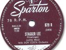 LLOYD PRICE Rock'n Roll 78 RPM Record. Stagger Lee