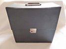 VINTAGE 12'' LP VINYL BLACK RECORD CASE, ROCK N ROLL,NORTHERN SOUL