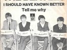 THE BEATLES 45 I SHOULD HAVE KNOWN BETTER+PS DENMARK RARE EXCELLENT