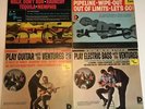 LOT: 3 PLAY GUITAR WITH THE VENTURES LPs+ PLAY BASS SHEET MUSIC ORIG 1965 DOLTON