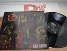 Slayer Reign In Blood 1ST PRESS  A2/B2U NICE AUDIO   INNER BRUTAL 1986 UK LP
