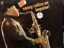SONNY ROLLINS ON IMPULSE  ORIG 1965 VAN GELDER IMPULSE A-91 LP VG+