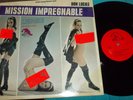 DON LUCAS / MISSION IMPREGNABLE LP SEXY Cover Comedy Cheesecake Peel Off Sticker