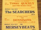 BATH PAVILION HANDBILL FLYER 1964 ANIMALS TOMMY QUICKLY SEARCHERS MERSEYBEATS