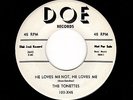 '58 Latino Girl Grp/DooWop TONETTES He Loves Me Not, He Love Me/Uh-Oh DOE HEAR