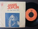 JANIS JOPLIN SINGLE MADE IN PORTUGAL 45 PS 7 * TRY / ONE GOOD MAN *