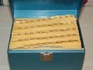 1950's Blue Metal Case with (50+) Vintage 45-rpm Records - Indexed 45's LISTED