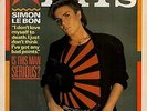 Simon Le Bon on Smash Hits Magazine Cover 1984   Spandau Ballet   George Michael