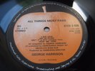George Harrison All Things Must Pass UK 1st Press LP + Original US Cover & Inner