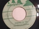 THE MADISON BROTHERS   Trusting In You   CEDARGROVE 314   Rare Orig. DOO WOP