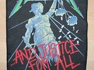 Metallica , ...and Justice for All Backpatch, 1988 , Vintage