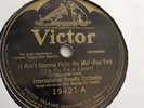 The Dizzy Trio - 78rpm single 10-inch –Victor #19421 Hayseed Rag