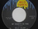 Northern Soul 45 - Billy Bland - My Heart's On Fire - Old Town - VG++ mp3