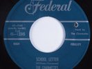 Doo Wop Girl Group 45 CHARMETTES School Letter FEDERAL HEAR