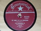 1957 Rockabilly 78 rpm JOE THERRIEN JR. & HIS ROCKETS Hey Babe Let’s Go Downtown