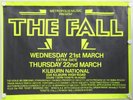 Official The Fall Vintage Original Quad Gig Promotional Poster Punk Goth 1990