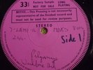WISHBONE ASH - PILGRIMAGE - TEST PRESSING PROMO