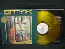 STYX - the grand illusion - special edition gold color vinyl LP w/sleeve&poster