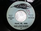 BOBBY & EDDIE UNLIMITED 45 Girl that I loved / Please Mr. Guru DORE soul Jr948