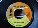 RARE MOTOWN ; RICK . ROBIN & HIM / CAUSE YOU KNOW ME *** V.I.P RECORDS ***