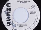 Rock & Roll 45 CHUCK BERRY Broken Arrow CHESS HEAR promo
