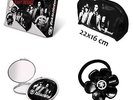 TOKIO HOTEL Set Trousse de Toilette Maquillage + Miroir de poche + chouchou