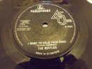 THE BEATLES: I WANT TO HOLD YOUR HAND : RARE  UK ORIOLE CONTRACT: SOLID CENTRE