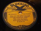JAZZ CALIFORNIA RAMBLERS You Hit The Spot/I Feel Like A Feather BLUEBIRD 6191 E