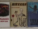 5 Nirvana cassettes Incesticide In Utero Bleach Nevermind and Unplugged