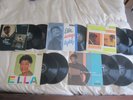 5 vintage Ella Fitzgerald Hi-Fi 33's Record Albums Cole, Duke, Swing,s Best of