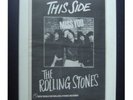 ROLLING STONES+Miss You+POSTER+AD+RARE ORIGINAL 1978+FRAMED+EXPRESS+GLOBAL SHIP