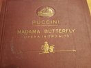 PUCCINI MADAM BUTTERFLY OPERA IN TWO ACTS SHERIDAN, MANNERINI HMV C1950-1965
