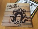 THE WAILERS - BURNIN' - 1973 LP WITH INNER SLEEVE PINK RIM A1/B1 EX- BOB MARLEY