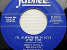 JIMMY RICKS Ravens doowop 45 Boots & Saddles I'll Always Be In Love With You mgB