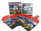 IRON MAIDEN BRUNING AMSTERDAM LIVE IN HOLLAND 1982-83 4LP BOX RED VINYLS +....