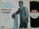 RARE ( R&B LP ) ROSCO GORDON - KEEP ON DOGGIN - SIGNED AUTOGRAPHED EX