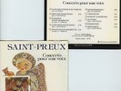 SAINT-PREUX  concerto pour une voix
