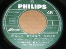 johnny HALLYDAY - noir c'est noir -  jukebox 45t - philips 373881 -blackburds