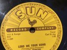 Carl Perkins Sun 78 287 Glad All Over/Lend Me Your Comb