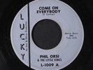 PHIL ORSI & LITTLE KINGS: Oh My Darling / Come On Everybody 45 Vocal Groups