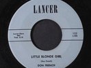 DON FRENCH: Little Blonde Girl / I Look Into My Heart 45 Oldies