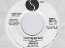 RAMONES Blitzkrieg Bop 1976 WHITE LABEL PROMO 45 US Mono / Stereo MISSPELLED EXC