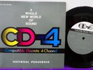 CD-4 NATIONAL PANASONIC Test Record 45 JAPAN 7 Mint QUAD