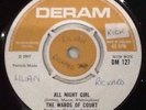THE WARDS OF COURT - All Night Girl. UK Deram 45'. 1967 Mod Beat DM 127