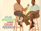 LOUIS ARMSTRONG MEETS OSCAR PETERSON-LP- HERB ELLIS- VERVE-MONO-GERMANY-MINT