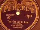 78 rpm Hot Novelty Ukulele by Cliff Edwards,Ukelele Ike Perfect 11643 grade E-